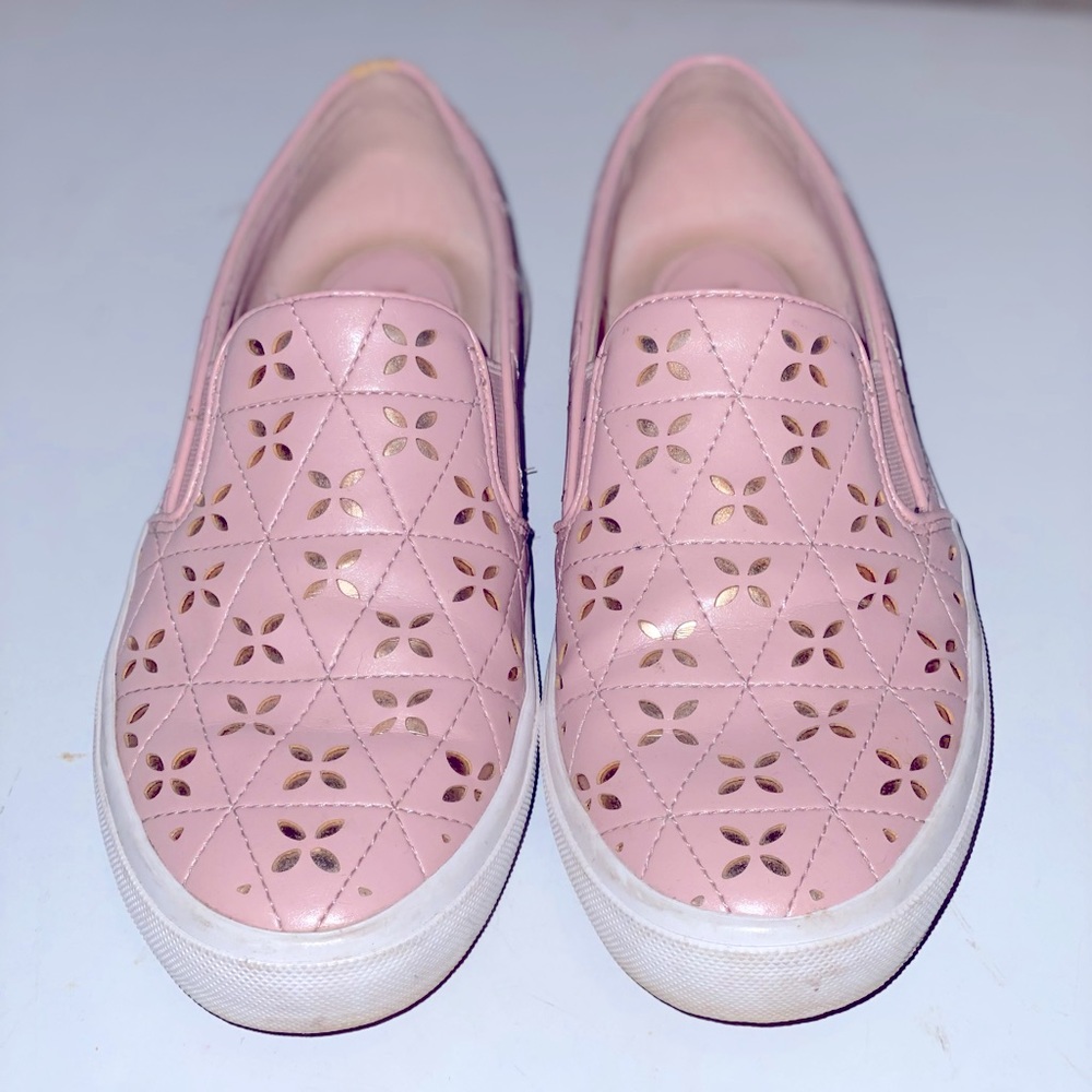 Pink Michael Kors Slip Ons